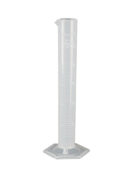 Мерный цилиндр-полипропилен-0,05 л прозрачный (12 шт) 07161